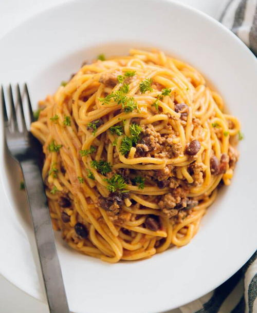 Instant Pot Taco Spaghetti