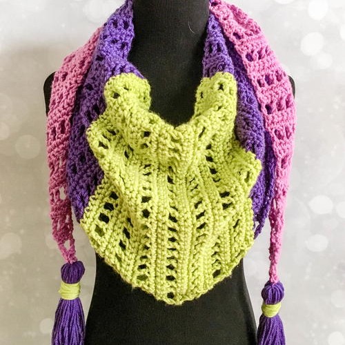 Bright Spring Market Mod Scarf