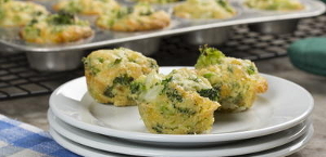 Broccoli Cornbread Mini Muffins