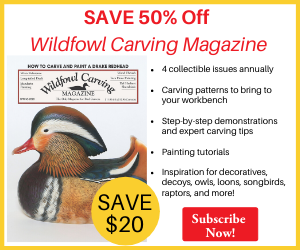 Save 50% on Wildfowl Carving Magazine!