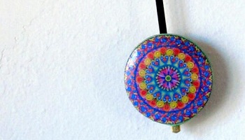 Fancy Mandala Pendulum Clock