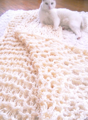 One Hour Arm Knit Blanket